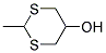 2-METHYL-1,3-DITHIAN-5-OL, TECH 结构式