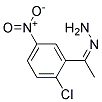 1-(2-CHLORO-5-NITROPHENYL)ETHAN-1-ONE HYDRAZONE, TECH 结构式