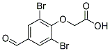 2-(2,6-DIBROMO-4-FORMYLPHENOXY)ACETIC ACID, TECH 结构式