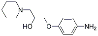 1-(4-AMINOPHENOXY)-3-PIPERIDINOPROPAN-2-OL 结构式