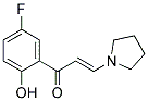 (2E)-1-(5-Fluoro-2-hydroxyphenyl)-3-pyrrolidin-1-yl-prop-2-en-1-one 结构式