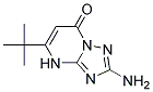 2-AMINO-5-TERT-BUTYL-4H-[1,2,4]TRIAZOLO[1,5-A]-PYRIMIDIN-7-ONE 结构式