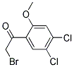 2-Bromo-1-(4,5-dichloro-2-methoxyphenyl)ethanone 结构式