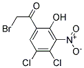 2-BROMO-1-(4,5-DICHLORO-2-HYDROXY-3-NITROPHENYL)-ETHANONE 结构式