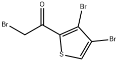 2-Bromo-1-(3,4-dibromo-thiophen-2-yl)ethanone 结构式