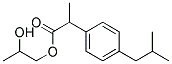 2-(4-异丁基苯基)丙酸2-羟丙基酯 结构式