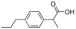 2-(4-N-PROPYLPHENYL)PROPANOIC ACID 结构式