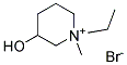 1-ETHYL-3-HYDROXY-1-METHYLPIPERIDINIUM BROMIDE 结构式