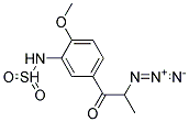 2-AZIDO-1-(4'-METHOXY-3'-SULFONAMIDOPHENYL)-1-PROPANONE 结构式