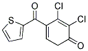 (2,3-DICHLORO-4-OXYPHENYL)-2-THIENYLMETHANONE 结构式