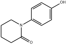 1-(4-HYDROXYPHENYL)PIPERIDIN-2-ONE 结构式