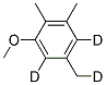 1-METHOXY-2,3,5-TRIMETHYLBENZENE-D3 结构式