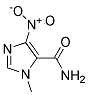 1-METHYL-4-NITRO-1H-IMIDAZOLE-5-CARBOXAMIDE 结构式