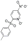 2-[(4-METHYLPHENYL)SULPHONYL]-5-NITROPYRIDINIUM-1-OLATE 结构式