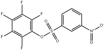 2,3,4,5,6-PENTAFLUOROPHENYL 3-NITROBENZENESULPHONATE 结构式