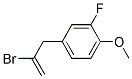 2-BROMO-3-(3-FLUORO-4-METHOXYPHENYL)-1-PROPEN 结构式
