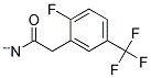 2-FLUORO-5-(TRIFLUOROMETHYL)PHENYLACETONITRIL 结构式