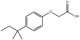 2-[4-(TERT-PENTYL)PHENOXY]ACETIC ACID 结构式