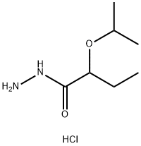 2-ISOPROPOXYBUTANOHYDRAZIDE HYDROCHLORIDE 结构式