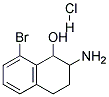 2-AMINO-8-BROMO-1,2,3,4-TETRAHYDRO-NAPHTHALEN-1-OL HYDROCHLORIDE 结构式