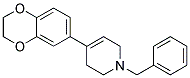 1-BENZYL-4-(2,3-DIHYDRO-BENZO[1,4]DIOXIN-6-YL)-1,2,3,6-TETRAHYDRO-PYRIDINE 结构式