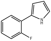 2-(2-氟苯基)-1H-吡咯 结构式