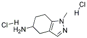 1-METHYL-4,5,6,7-TETRAHYDRO-1H-INDAZOLE-5-YLAMINE DIHYDROCHLORIDE 结构式