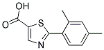 2-(2,4-DIMETHYL-PHENYL)-THIAZOLE-5-CARBOXYLIC ACID 结构式