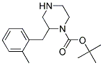 2-(2-METHYL-BENZYL)-PIPERAZINE-1-CARBOXYLIC ACID TERT-BUTYL ESTER 结构式