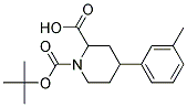 1-(TERT-BUTOXYCARBONYL)-4-M-TOLYLPIPERIDINE-2-CARBOXYLIC ACID 结构式