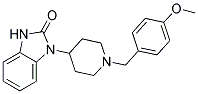 1-[1-(4-METHOXYBENZYL)PIPERIDIN-4-YL]-1,3-DIHYDRO-2H-BENZIMIDAZOL-2-ONE 结构式