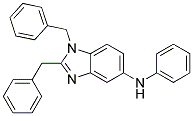 (1,2-DIBENZYL-1H-BENZOIMIDAZOL-5-YL)-PHENYL-AMINE 结构式