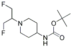 [1-(2-FLUORO-1-FLUOROMETHYL-ETHYL)-PIPERIDIN-4-YL]-CARBAMIC ACID TERT-BUTYL ESTER 结构式