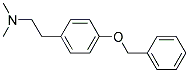 [2-(4-Benzyloxy-phenyl)-ethyl]-dimethyl-amine 结构式