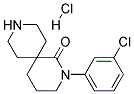 2-(3-CHLOROPHENYL)-2,9-DIAZASPIRO[5.5]UNDECAN-1-ONE HYDROCHLORIDE 结构式