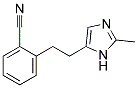 2-[2-(2-METHYL-IMIDAZOL-4-YL)-ETHYL]-BENZONITRILE 结构式