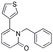 1-BENZYL-6-THIEN-3-YLPYRIDIN-2(1H)-ONE 结构式