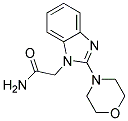 2-(2-MORPHOLIN-4-YL-1H-BENZIMIDAZOL-1-YL)ACETAMIDE 结构式