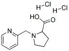 1-PYRIDIN-2-YLMETHYL-PYRROLIDINE-2-CARBOXYLIC ACID DIHYDROCHLORIDE 结构式