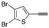 2,3-Dibromo-5-ethynyl-thiophene 结构式