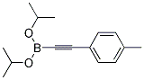 2-(4-METHYLPHENYL)ACETYLENE-1-BORONIC ACID DIISOPROPYL ESTER 结构式