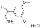 2-AMINO-1-(3,5-DIMETHOXYPHENYL)ETHANOL HYDROCHLORIDE 结构式