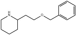 2-[2-(BENZYLOXY)ETHYL]PIPERIDINE 结构式