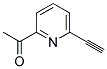 1-(6-乙炔基吡啶-2-基)乙酮 结构式