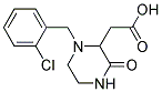 [1-(2-CHLORO-BENZYL)-3-OXO-PIPERAZIN-2-YL]-ACETIC ACID 结构式