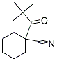 1-(2,2-DIMETHYL-PROPIONYL)-CYCLOHEXANECARBONITRILE 结构式