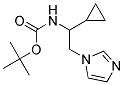 (1-IMIDAZOL-1-YLMETHYL-CYCLOPROPYLMETHYL)-CARBAMIC ACID TERT-BUTYL ESTER 结构式