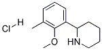 2-(2-METHOXY-3-METHYLPHENYL)PIPERIDINE HYDROCHLORIDE 结构式