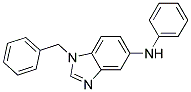 (1-BENZYL-1H-BENZOIMIDAZOL-5-YL)-PHENYL-AMINE 结构式