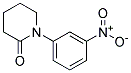 1-(3-硝基苯基)哌啶-2-酮 结构式